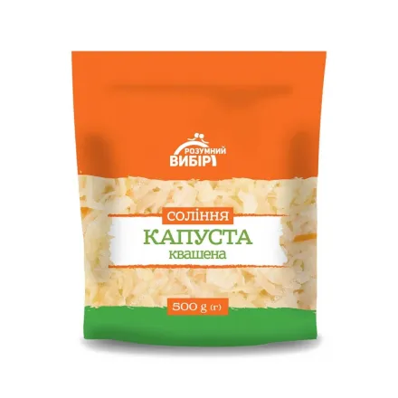 Капуста квашена «Розумний вибір» 0,5 кг