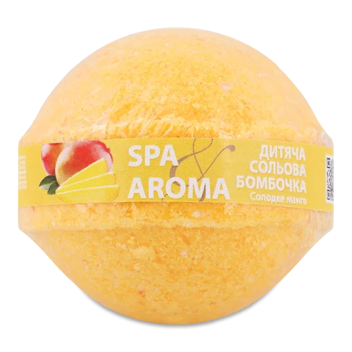 Дитяча Сольова Бомбочка Манго Spa&Aroma 75г, в/ґ