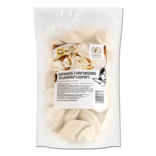 Вареники З Картоплею Та Соленим Сиром, В/ґ, 750г