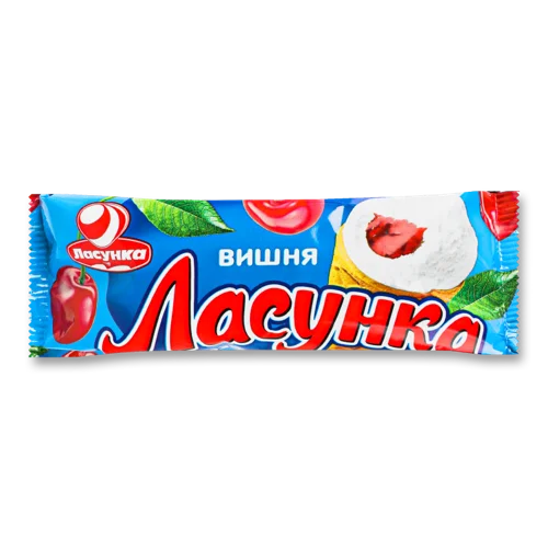 Морозиво 12% В Увафельному Ріжку Вишня Ласунка, 60г