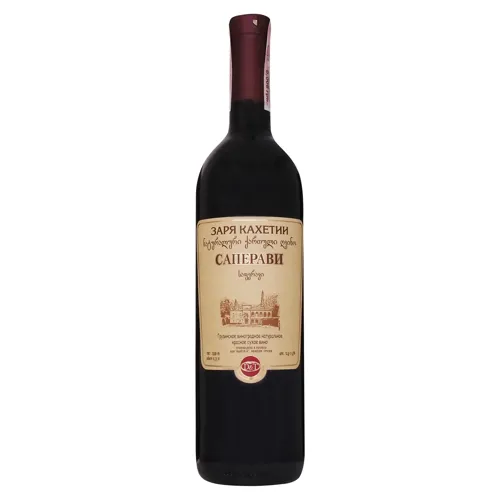 Вино Зоря Кахетії Сапераві червоне сухе 11.5-13% 0.75л
