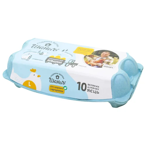 Яйця курячі Шаничі С0 10шт