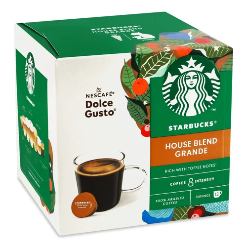 Кава мелена Starbucks DG Grande House Blend 12*8,5г