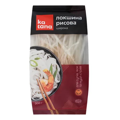 Локшина рисова широка Katana м/у 200г