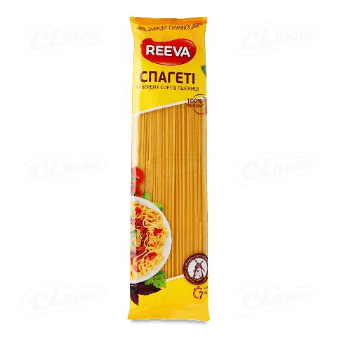 Вироби макаронні Reeva Спагеті, 400г