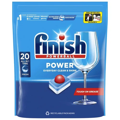 Таблетки для посудомийних машин Finish All in One Max 20шт