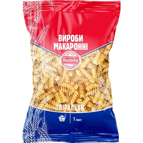 Макаронні вироби Вигода Спіралі, 1000г