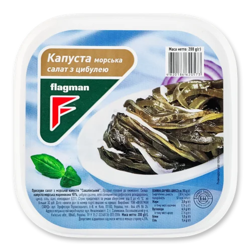 Салат З Морської Капусти Вищого Ґатунку Сахалінський, 200г