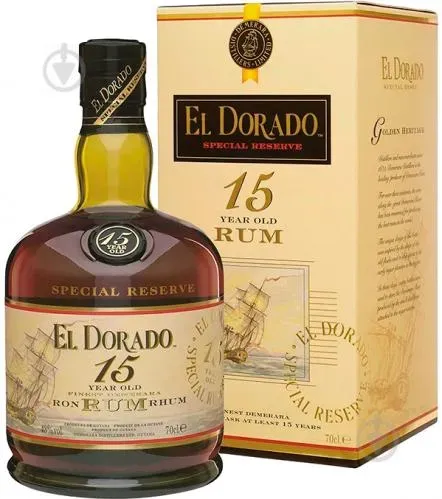 Ром El Dorado 15 років в коробці, 0,7л