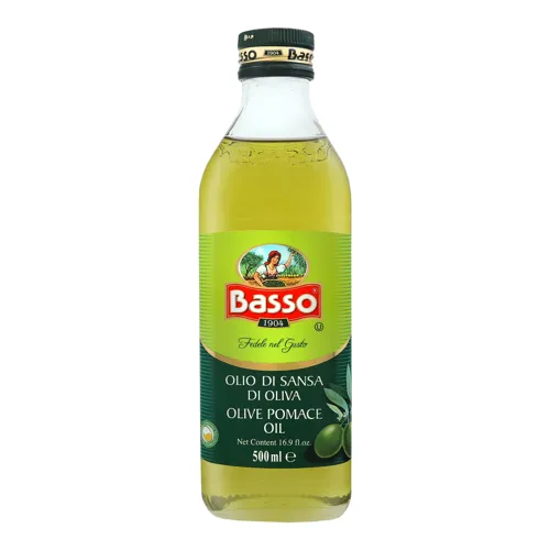 Олія Basso Оливкова Pomace 500мл скляна банка