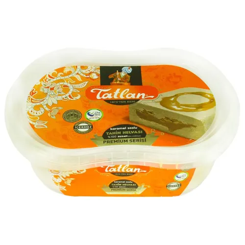 Тахінна халва Tatlan з карамеллю 300г
