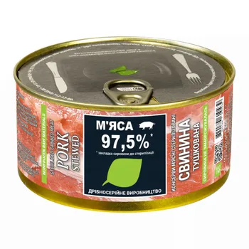 Свинина Zdorovo тушкована 325 г