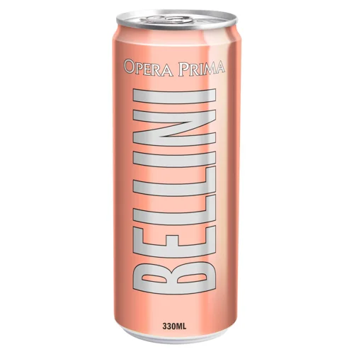Напій винний ігристий Opera Prima Bellini напівсухий 5,5% 0,33л
