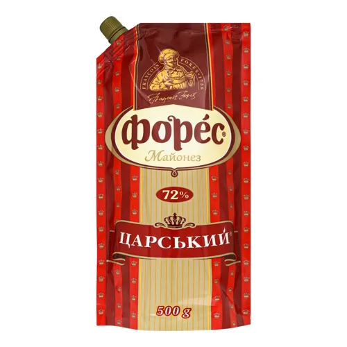 Майонез 72% Царський Форес д/п 500г