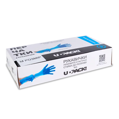 Рукавички Не стерильні Одноразові, М Udpack, 200 шт