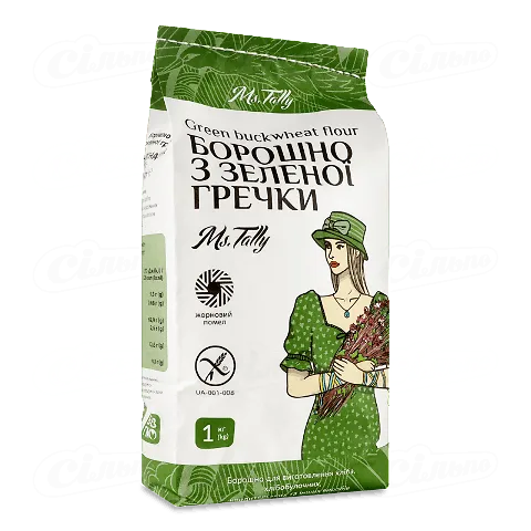 Борошно MSTally з зеленої гречки, 1кг