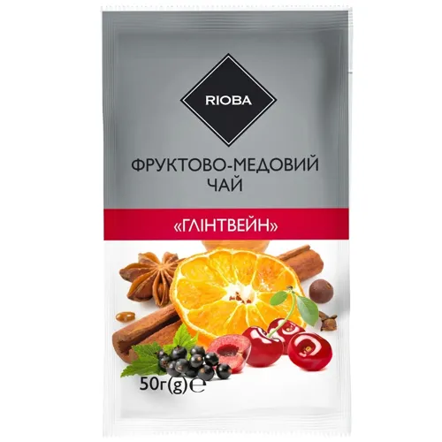 Фруктово-медовий чай Rioba Глінтвейн 50г