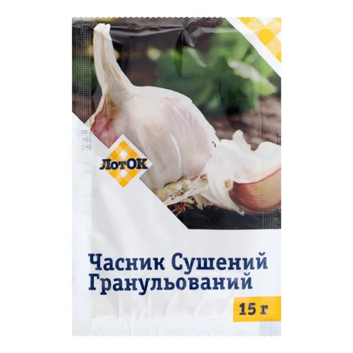 Сушений Гранульований Часник, в/ґ, 15г