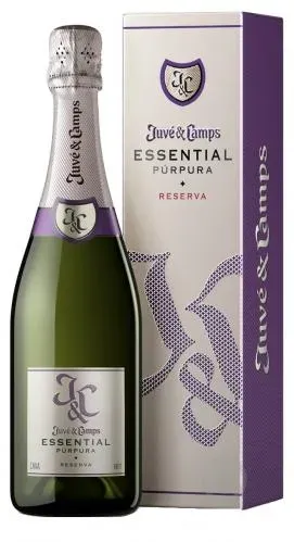 Вино ігристе біле брют Juve y Camps Essential Purpura Reserva 0.75л у коробці
