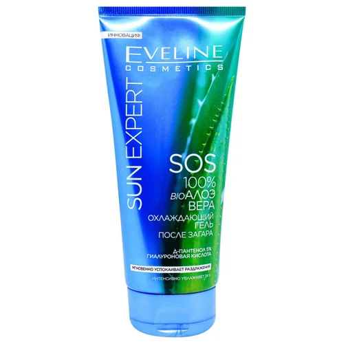 Гель після засмаги Eveline Cosmetics Sun Expert S.O.S. Охолоджуючий з алое ера 200мл