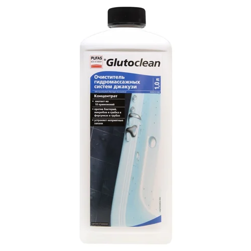 Засіб чистячий Glutoclean для гідромассажних систем концентрат 1л