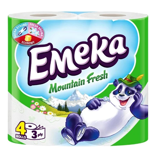 Туалетний папір Emeka Mountain Fresh 3-шаровий 4шт