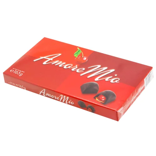 Цукерки Piasten Вишня з лікером шоколадні 165г