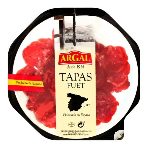Ковбаса Tapas Fuet Argal лоток 80г