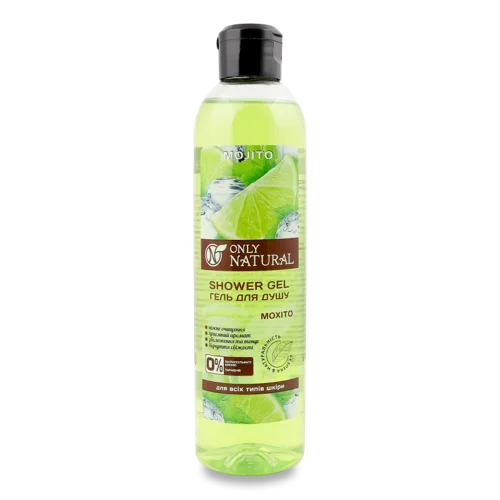 Гель для Душу Мохіто, Натуральний, 400 мл, Only Natural