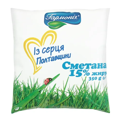 Сметана 15% Гармонія м/у 350г