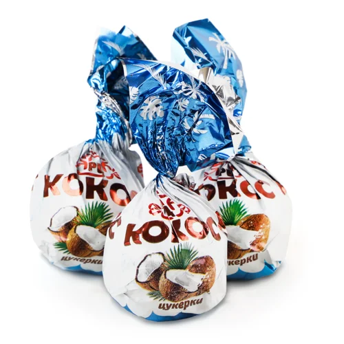 Цукерки Кокос Вищого Ґатунку, 1 кг