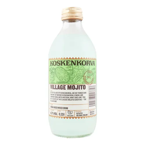 Напій слабоалкогольний «Village Mojito Koskenkorva» 0.33л 4.7% газований
