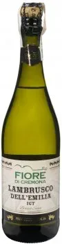 Вино полуігристе Fiore di Cremona Lambrusco Dell`Emilia IGT Bianco Secco біле сухе 0.75л 10.5%