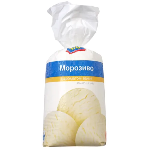 Морозиво Aro з ароматом ванілі 10%, 1000г