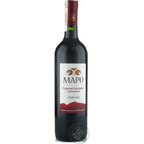 Вино Mapu Cabernet Sauvignon Carmenere червоне сухе 13,5% 0,75л