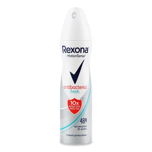 Антиперспірант Аерозольний Rexona Antibacterial Fresh 150мл