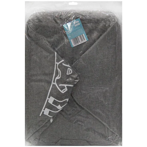 Кошик Idea Home My Laundry тканинний з кришкою 45x30x45см