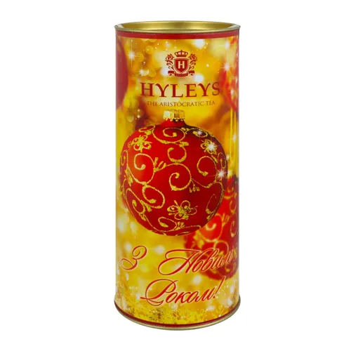 Чай чорний С новим роком! Hyleys з залізної банки 50г