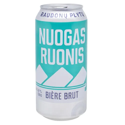 Пиво Raudonos Plytos Nuogas Ruonis світле 5,8% 0,44л