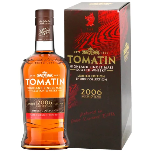 Віскі Tomatin Sherry Collection Pedro Ximenez Edition 17 років 46% 0,7л