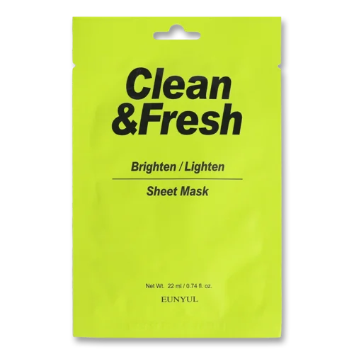 Маска для обличчя Brighten/Lighten Clean&Fresh Eunyul, 22 мл