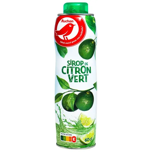 Сироп Ашан Лайм 0,6л