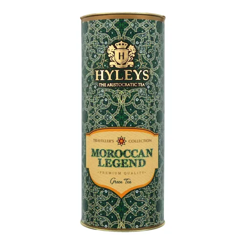 Чай зелений китайський байховий суцільнолистовий Moroccan Legend Traveller`s Collection Hyleys туб 50г