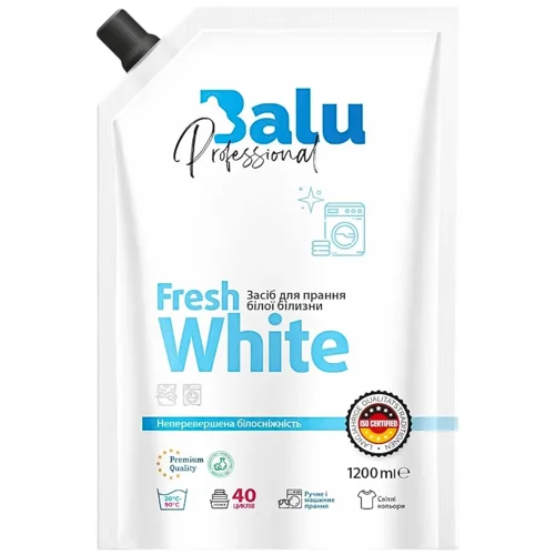Гель для прання Balu Fresh White для білої білизни 1,2л