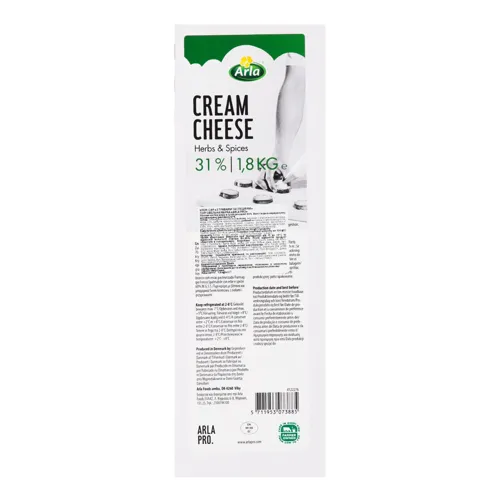 Крем-сир 60% З травами та спеціями Pro Arla кг