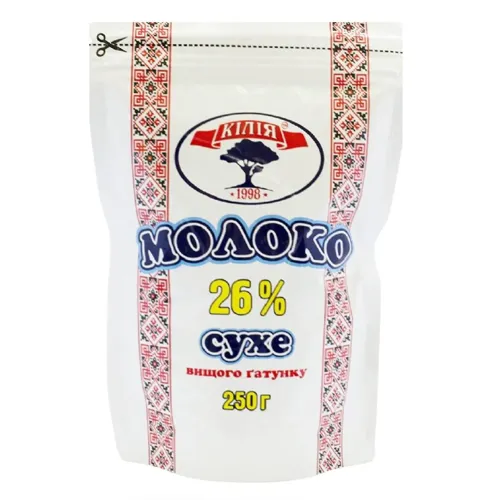 Молоко сухе Кілія 25% 250г
