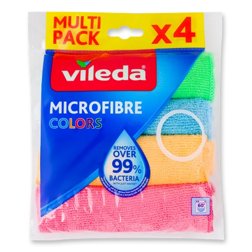 Серветки З Мікрофібри Colors Vileda 4шт, в/ґ
