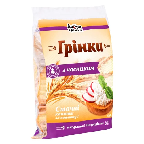 Грінки Добра Грінка з часником 130г
