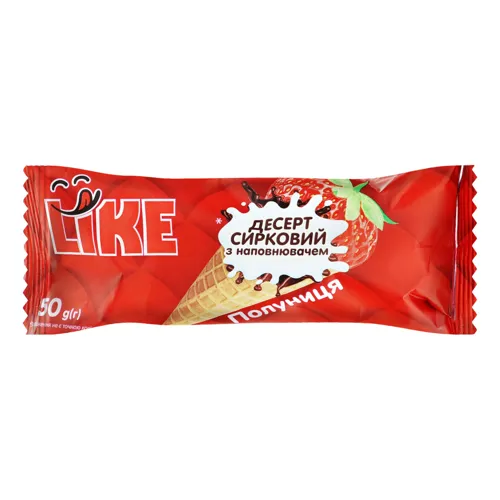 Десерт сирковий Полуниця Like м/у 50г