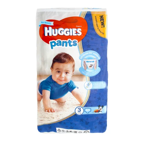 Дитячі Трусики-підгузники Huggies 3, 44 шт, хлопчики, в/ґ